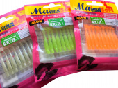 Силиконовые приманки Yamaria Mama Wormsoft Action Fish 1.8"