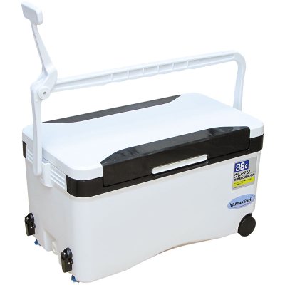 Термоящик Yamakeshi Cooler Box с колесиками 38л (63х34х35,5см) -White